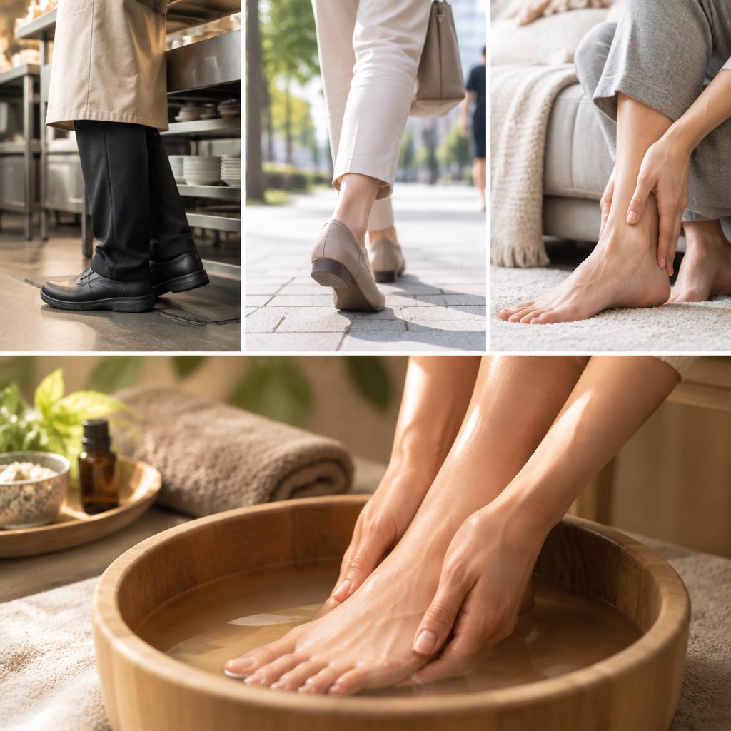 その足の疲れ、がんばり続けた毎日からのサインかも